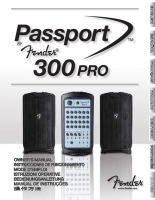 Fender Passport-300-Pro - Owners Manual